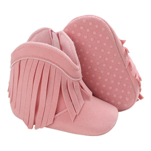 Baby Boots - Baby Girls Tassel Boots