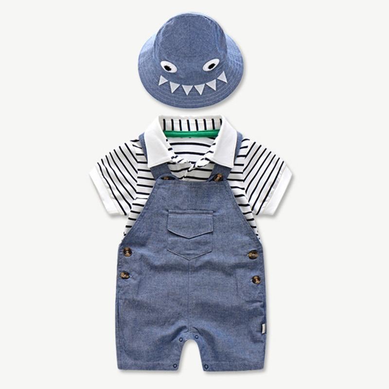 Baby Boys Clothes Sets + Hat 0-24M