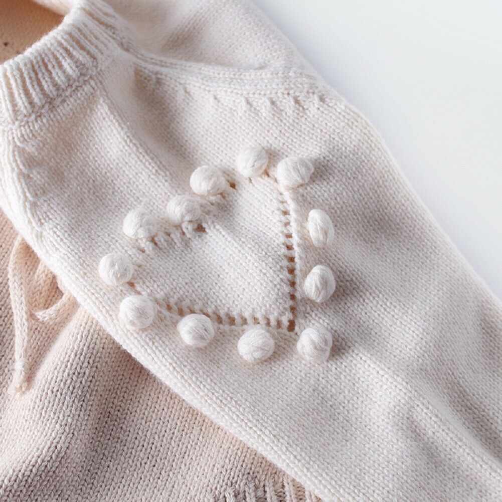 Baby Clothes - Baby Girl Knitted Lovely Outfit