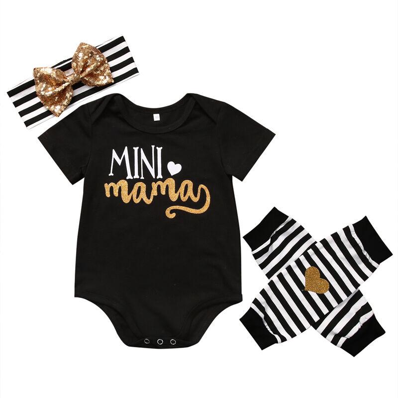 Baby Clothes - Baby Girl Mini Mama Clothes Set