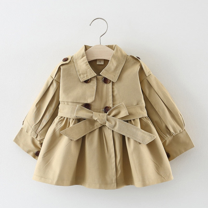 Baby Clothes - Baby Girl Trench Coat