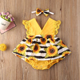 Baby Girls Sunflower Clothes Sets
