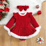 Christmas Baby Romper Dress