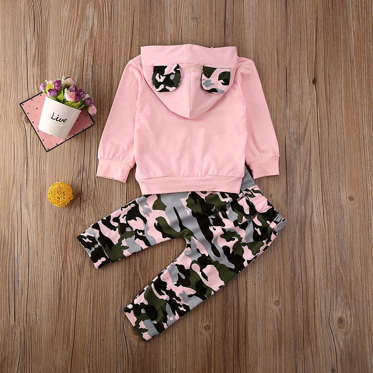 Baby Clothes - Cute Hooded Clothes Set