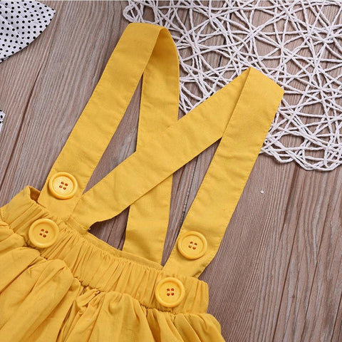Cute Polka Dot Girls Clothes Set