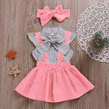 Baby Clothes - Cute Polka Dot Girls Clothes Set