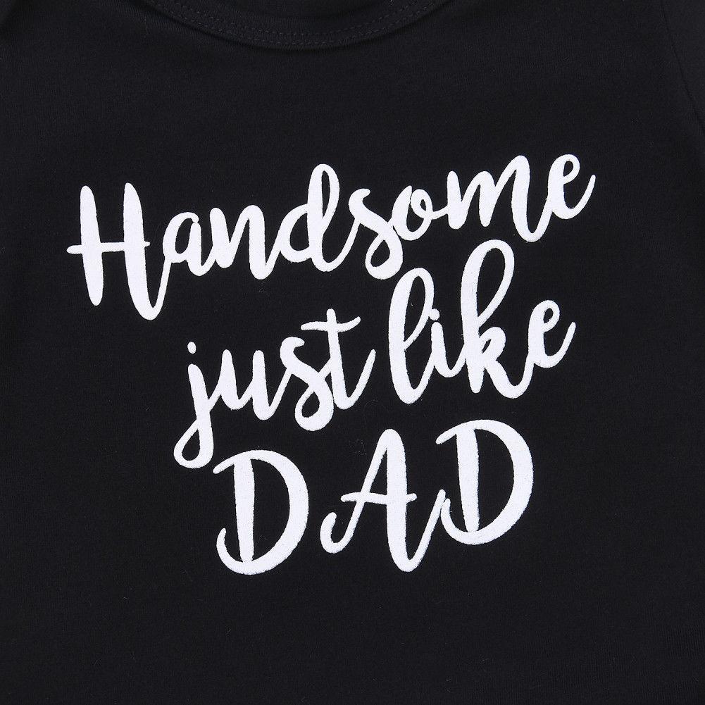 'Handsome Just Like Dad' Clothes Set
