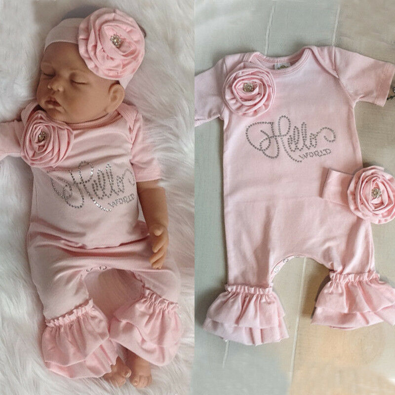 Newborn Baby Girl Flower Clothes Set – Elite Outlet Store