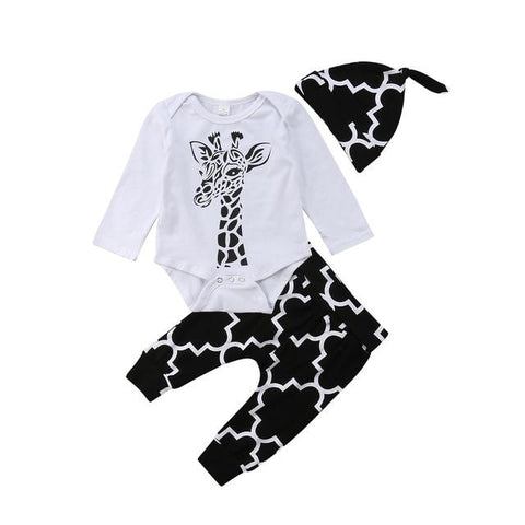 Baby Clothes - Newborn Giraffe Baby Boys Clothes Set