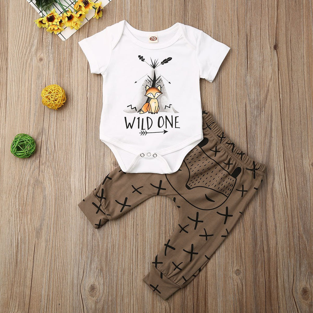 Baby Clothes - Newborn Infant Fox Clothes Set