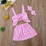 Pink White Summer Clothes Set