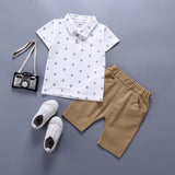 Baby Clothes - Summer Baby Boys Suit Polo Shirt +Pants