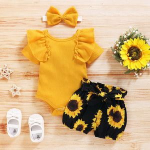 Baby Clothes - Summer Floral Clothes Set