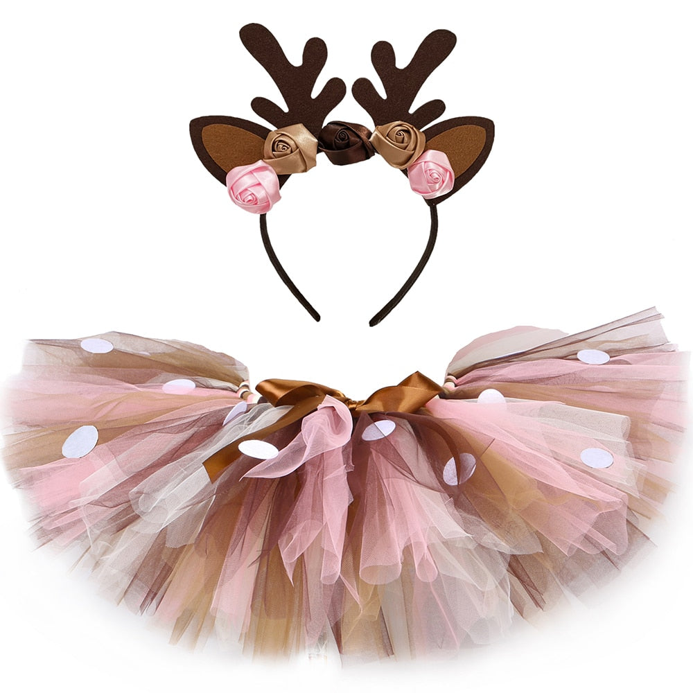 Baby Costume - Baby Girl Tutu Skirt Headband