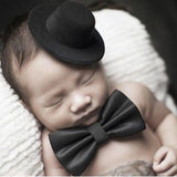 Baby Costume - Newborn Photography Baby Hat & Bow Tie Set
