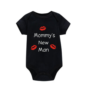 Baby Infant Rompers Mommy's New Man