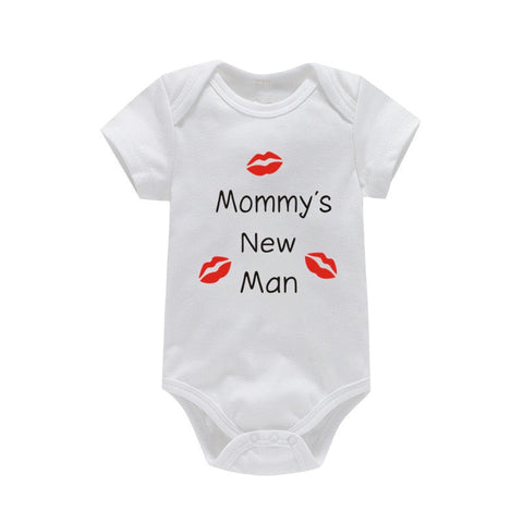 Baby Infant Rompers Mommy's New Man