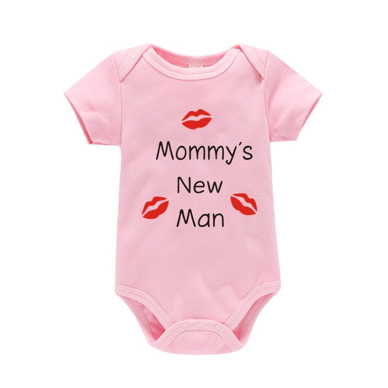 Baby Infant Rompers Mommy's New Man