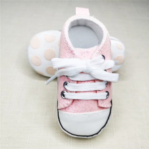 Baby Shoes - Baby Canvas Sneakers Anti-Slip Newborn Shoes