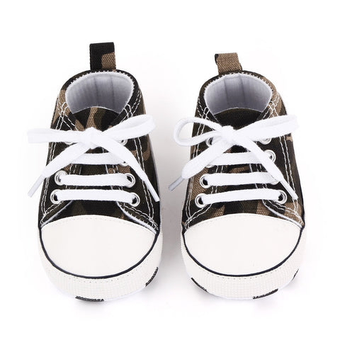 Baby Shoes - Baby Canvas Sneakers Anti-Slip Newborn Shoes