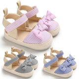 Baby Girl Soft Striped Summer Shoes 0-18M