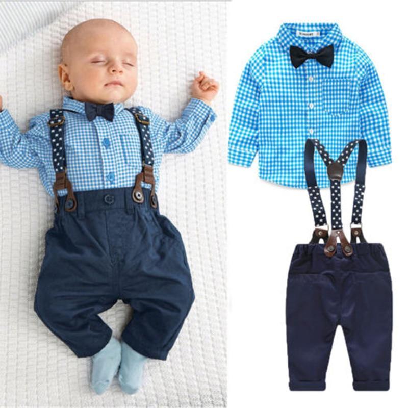 Baby Shoes - Newborn Baby Boy Little Gentleman Clothing Set