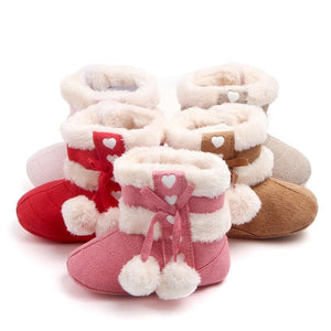 Baby Shoes - Newborn Baby Girl Warm Boots