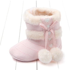 Baby Shoes - Newborn Baby Girl Warm Boots