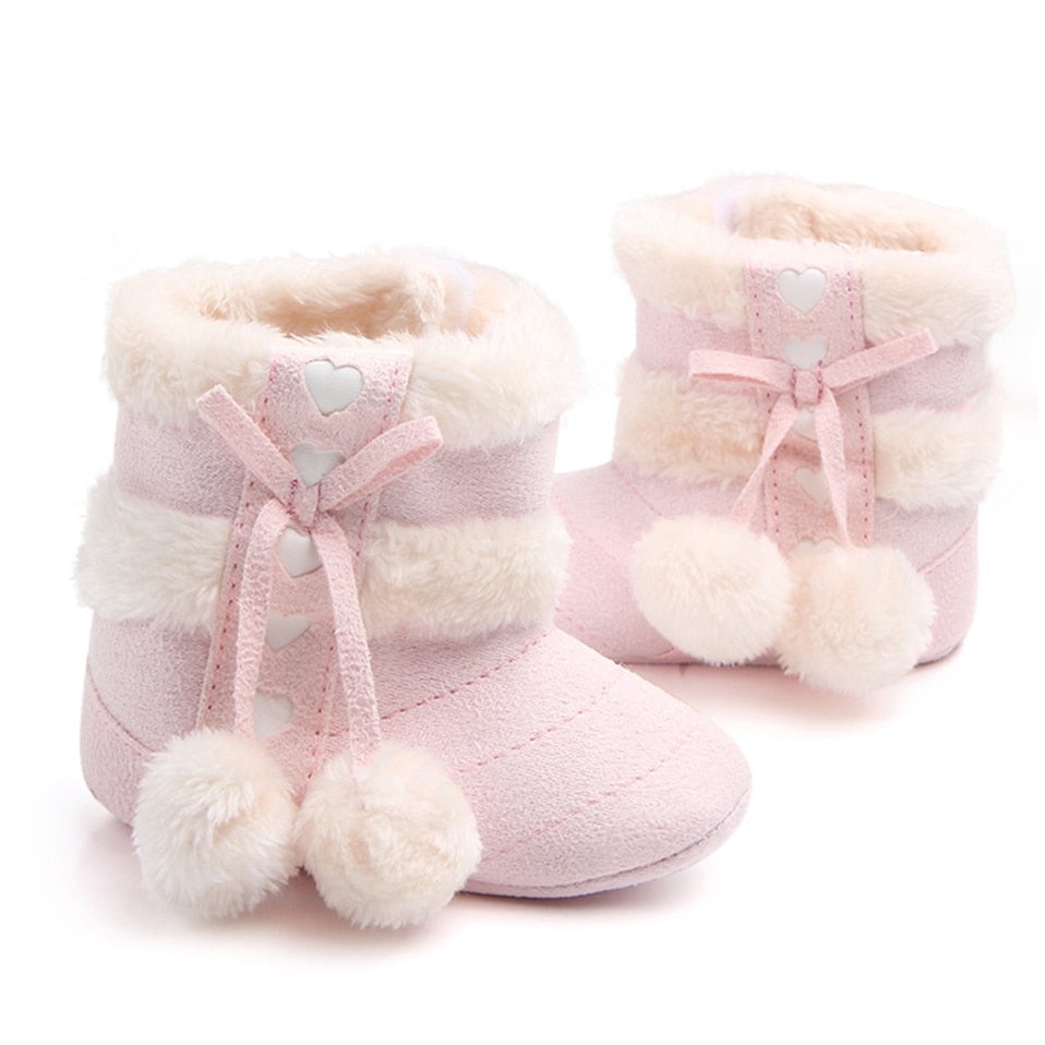 Baby Shoes - Newborn Baby Girl Warm Boots
