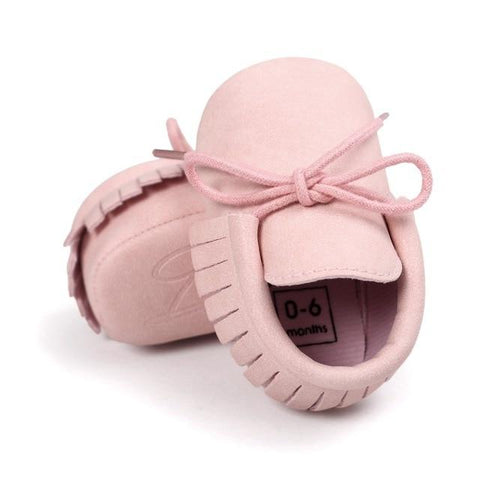 Baby Shoes - PU Leather Moccasins 0-18M