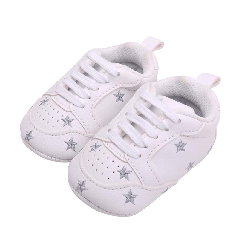 Baby Shoes - Star Pattern First Walkers Sneakers