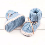 Baby Shoes - Warm Crochet First Walkers Boots 0-24M