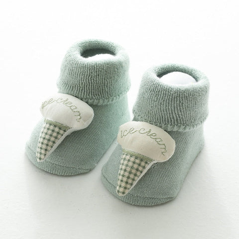 Baby Socks - Autumn Winter Baby Cartoon Socks Shoes