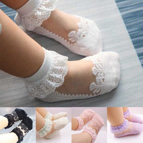 Baby Socks - Cute Lace Cotton Socks 0-5T