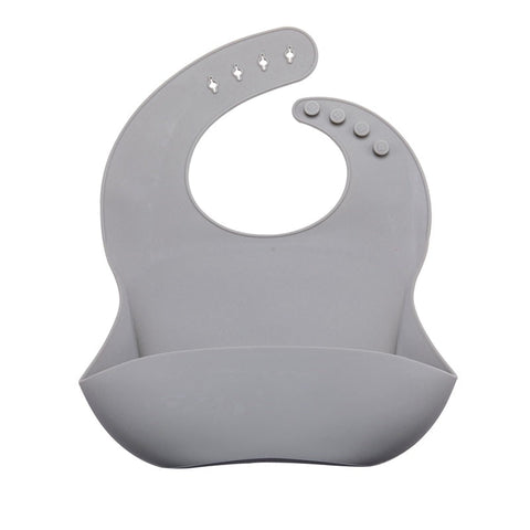 Bibs - Waterproof Silicone Baby Feeding Bibs