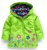 Coat - 9 Color Options Hooded Jackets Raincoat 2-6 Years Old