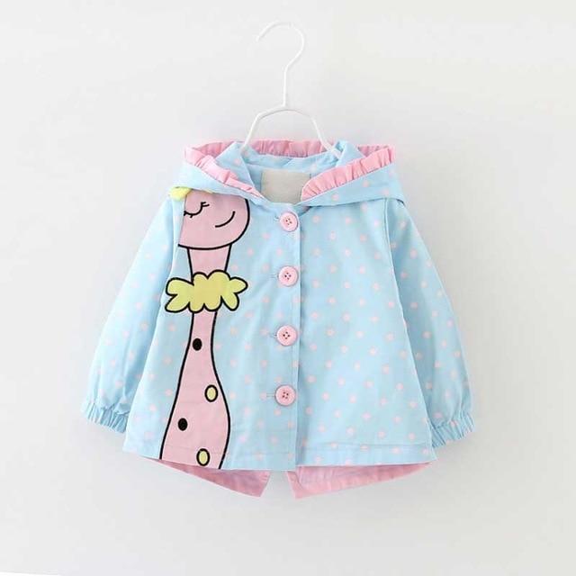 Blue/Pink Hooded Jackets 6M-24M