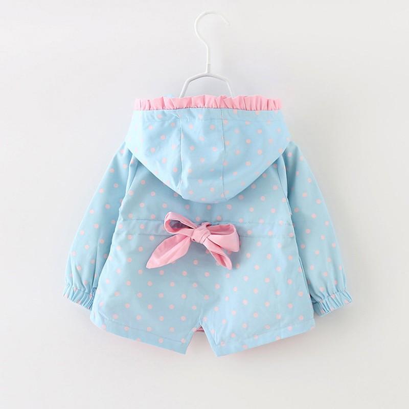 Coat - Blue/Pink Hooded Jackets 6M-24M