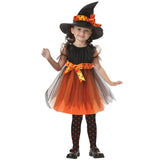 2-13 Years Children Halloween Witch Costume
