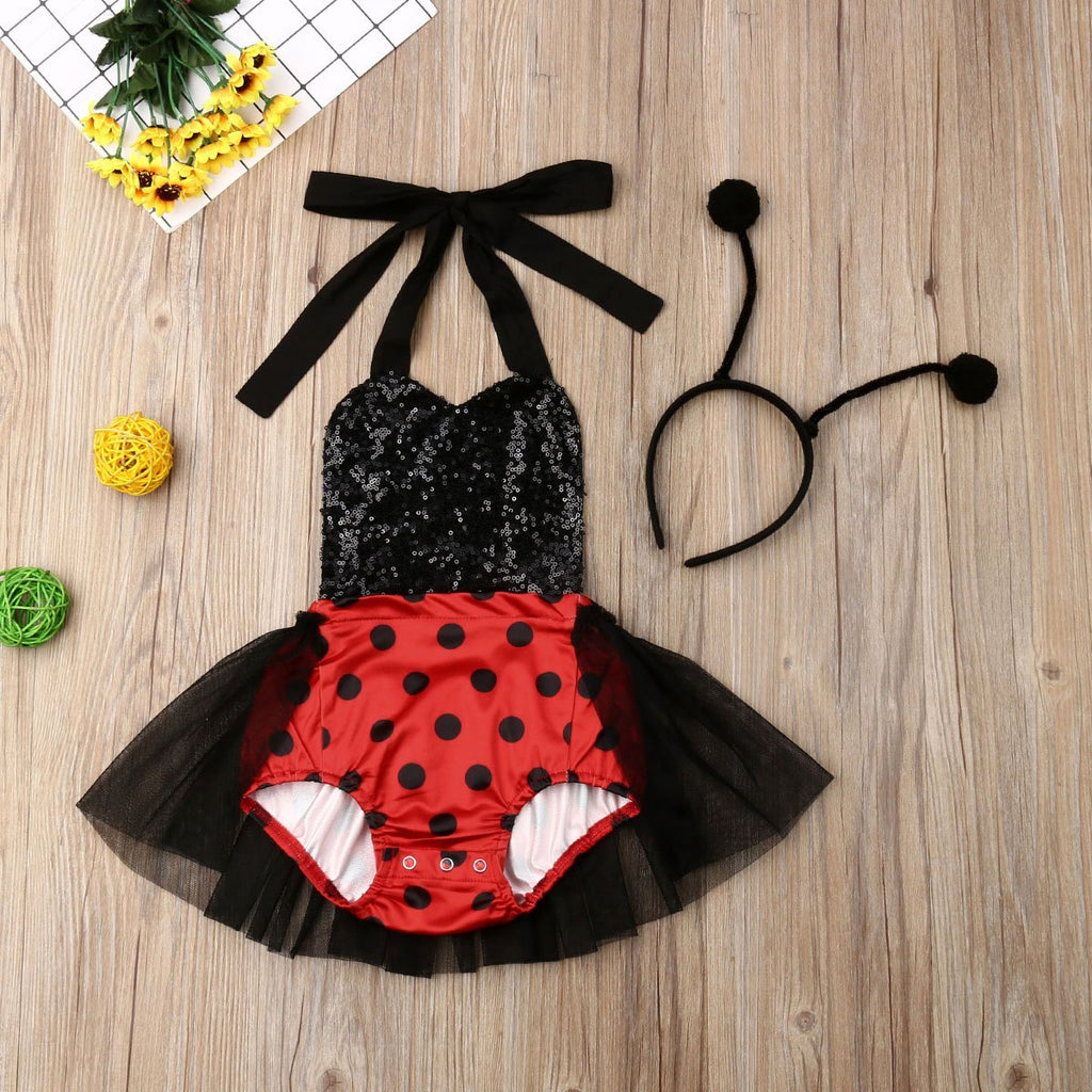 Cute Ladybug Costume & Headband