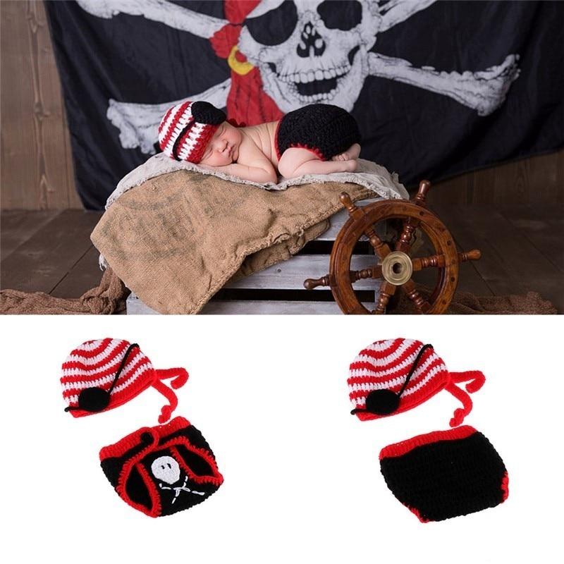 Costume - Pirate Newborn Photography Costume