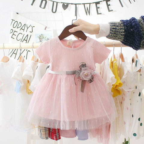 Dress - Baby Girl Flower Dresses 0-24M
