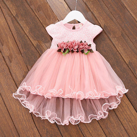 Dress - Cute Princess Tulle Flower Dresses 0-24M