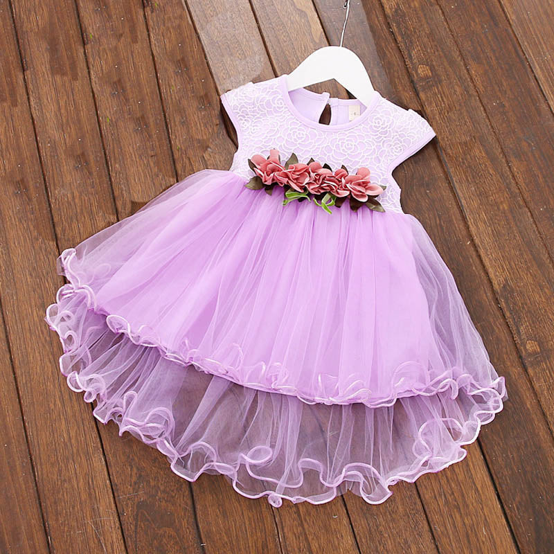 Dress - Cute Princess Tulle Flower Dresses 0-24M