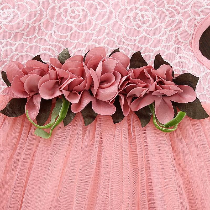 Cute Princess Tulle Flower Dresses 0-24M