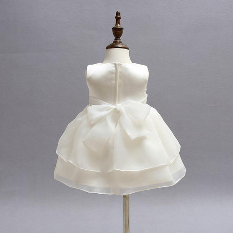 White Elegant Baby Girl Dress