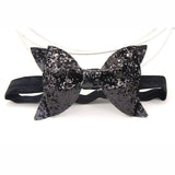 Hair Accessories - 7 Colors Cute Newborn Shiny Sequins Bow Knot Headband