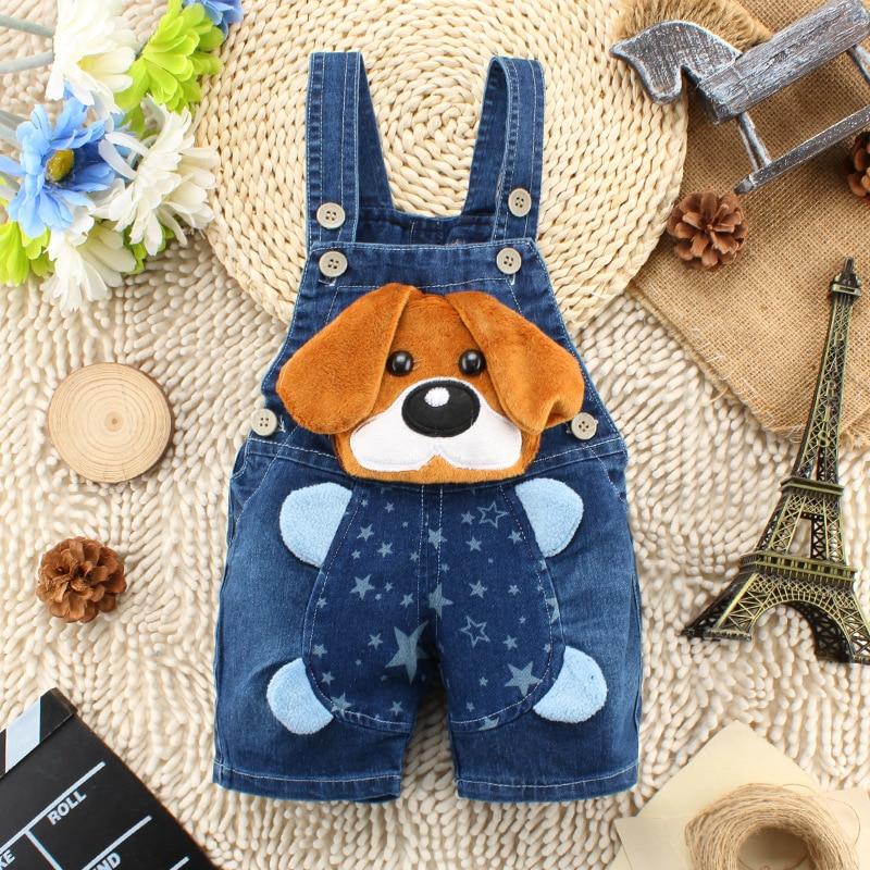 Jumpsuit - Baby Boys Denim Shorts Jumpsuit 9M - 3T