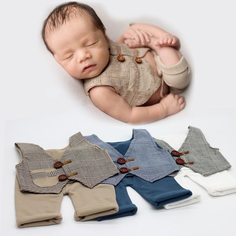 Newborn Costume - Newborn Photography Baby Boy Gentleman Outfit