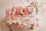 Lace Background Blanket Newborn Photography